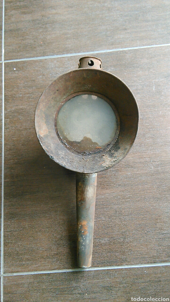 Vintage: Antiguo faro de aceite - Foto 2