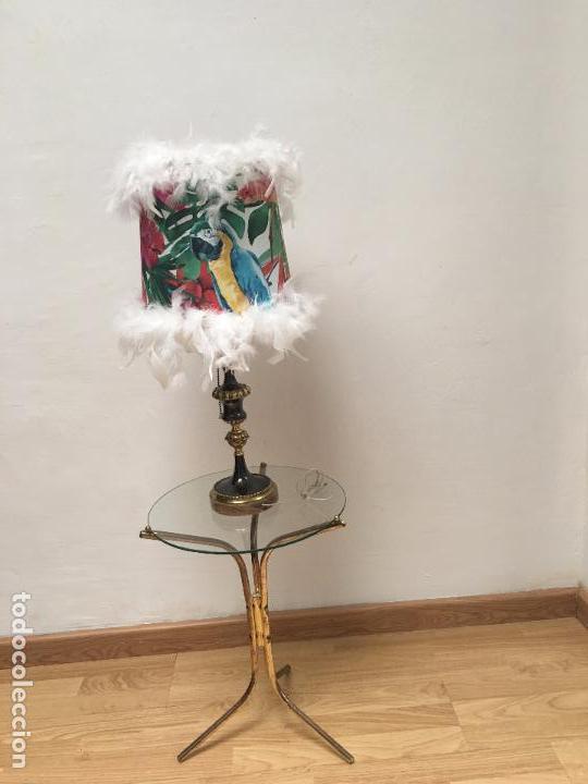 Vintage: LAMPARA DE MESA, RESTAURADA SOLO TULIPA - Foto 2