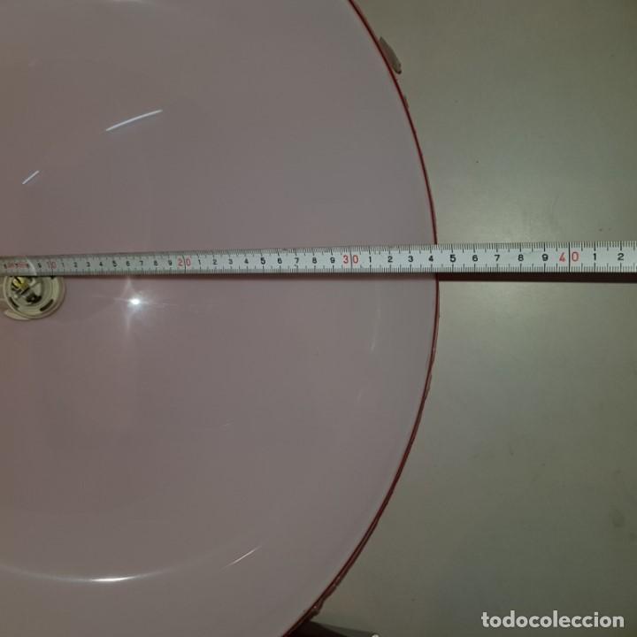 Vintage: LAMPARA TECHO ROJA METACRILATO - Foto 3
