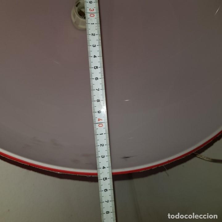 Vintage: LAMPARA TECHO ROJA METACRILATO - Foto 4