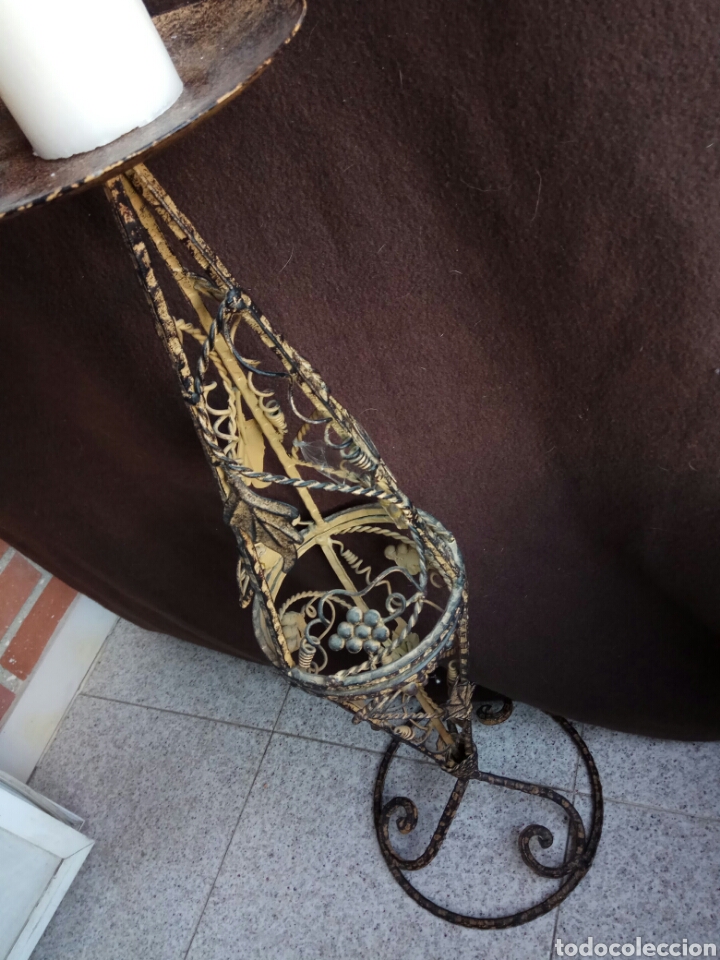 Vintage: Candelabro de pie, velario, palmatoria - Foto 9