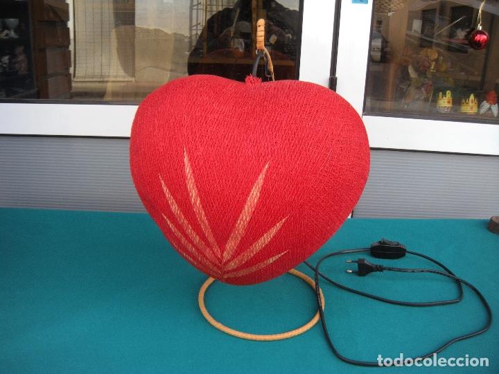 Vintage: L&Aacute;MPARA CORAZ&Oacute;N VINTAGE - Foto 1
