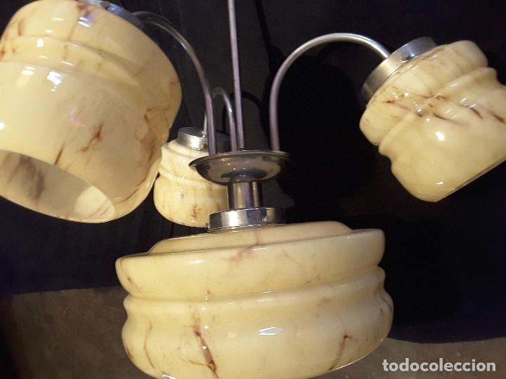 Vintage: L&aacute;mpara techo art dec&oacute; - Foto 1