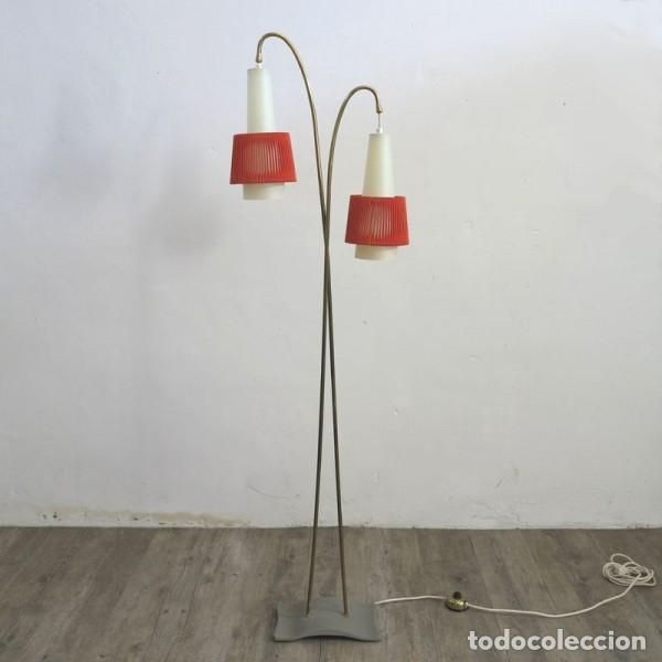 Vintage: L&aacute;mpara vintage de pie. 1950 - 1959 - Foto 1