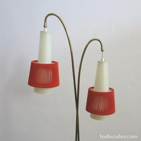 Vintage: L&aacute;mpara vintage de pie. 1950 - 1959 - Foto 8