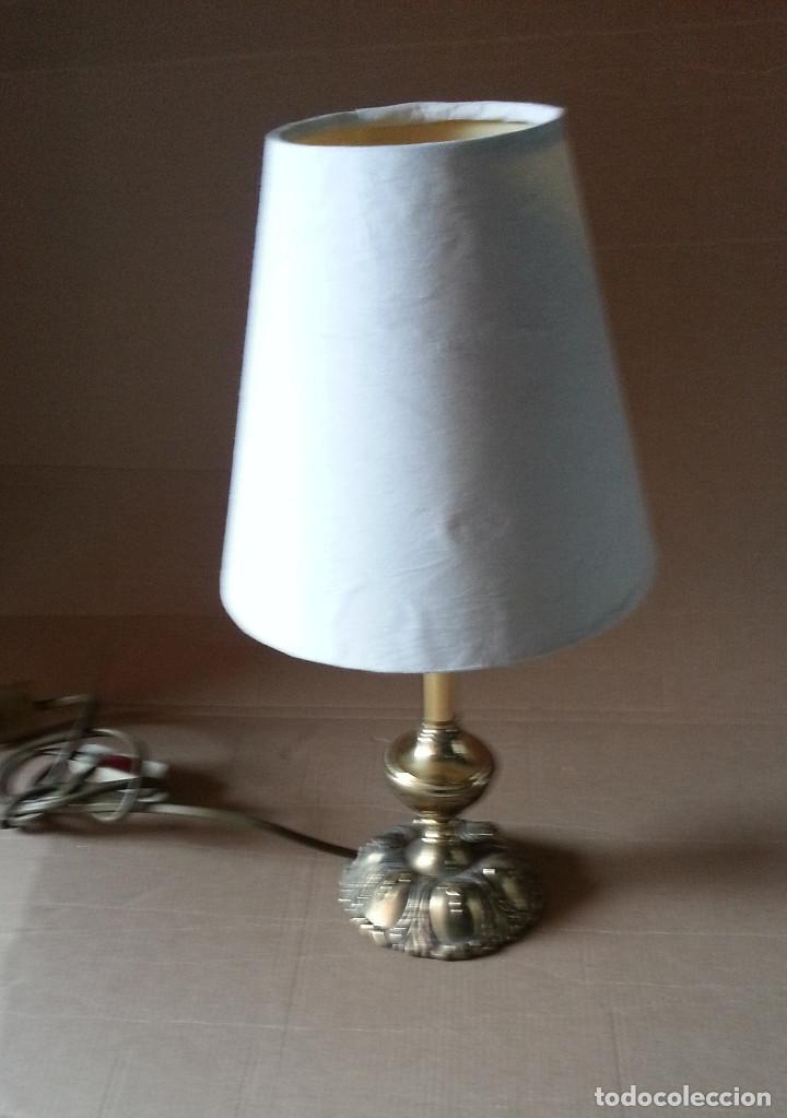 Vintage: LAMPARA DE SOBREMESA BRONCE - Foto 1