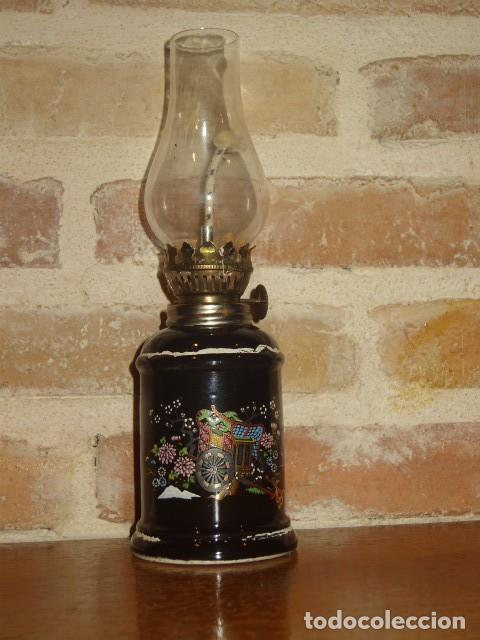 Vintage: CANDIL DE PORCELANA JAPONESA. - Foto 2