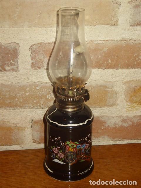Vintage: CANDIL DE PORCELANA JAPONESA. - Foto 3