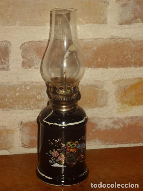 Vintage: CANDIL DE PORCELANA JAPONESA. - Foto 6