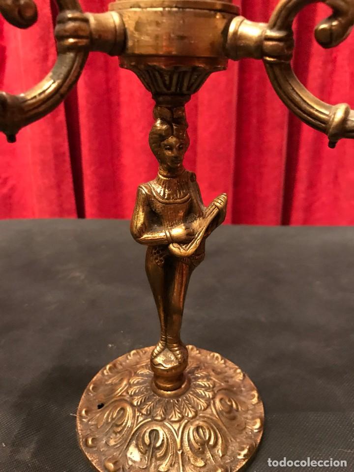 Vintage: Candelabros de bronce - Foto 2