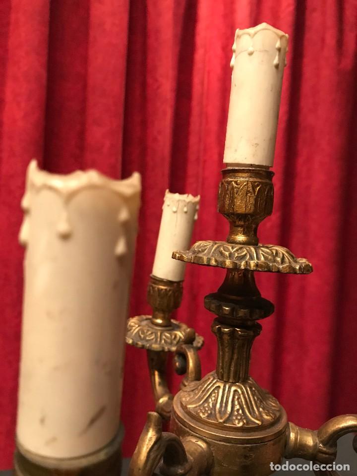 Vintage: Candelabros de bronce - Foto 4
