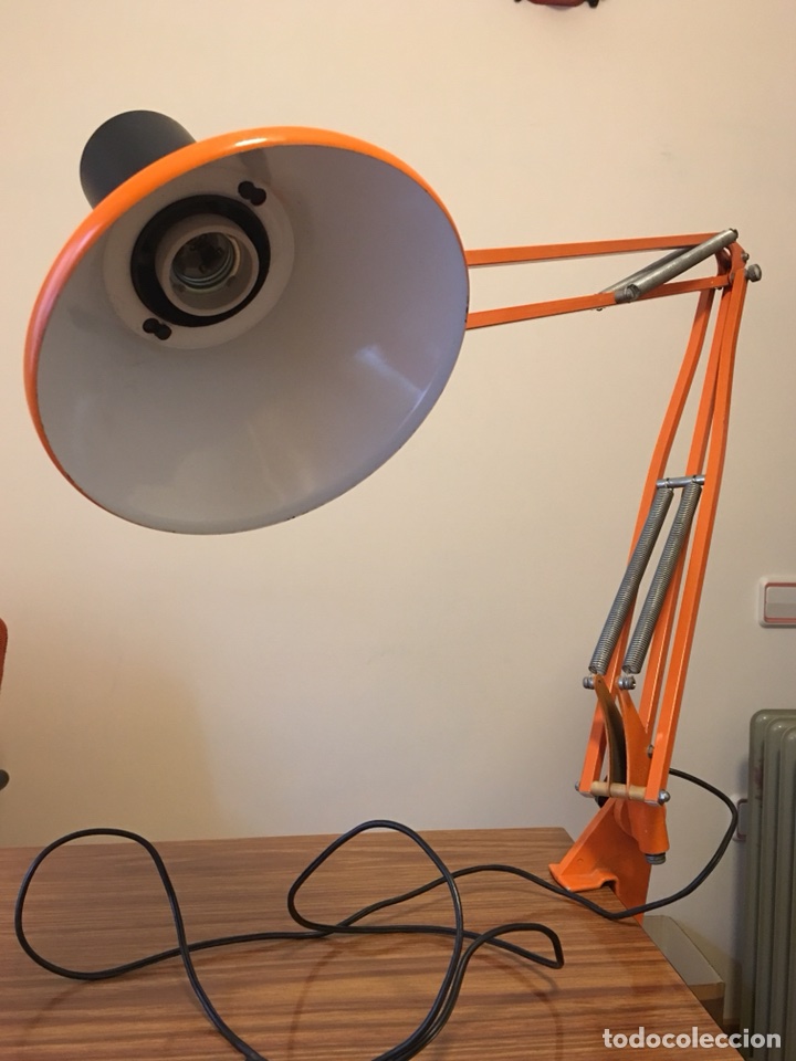 Lampe Flexo De Bureau FASE - Métal Noir - Design Espagnol - Occasion