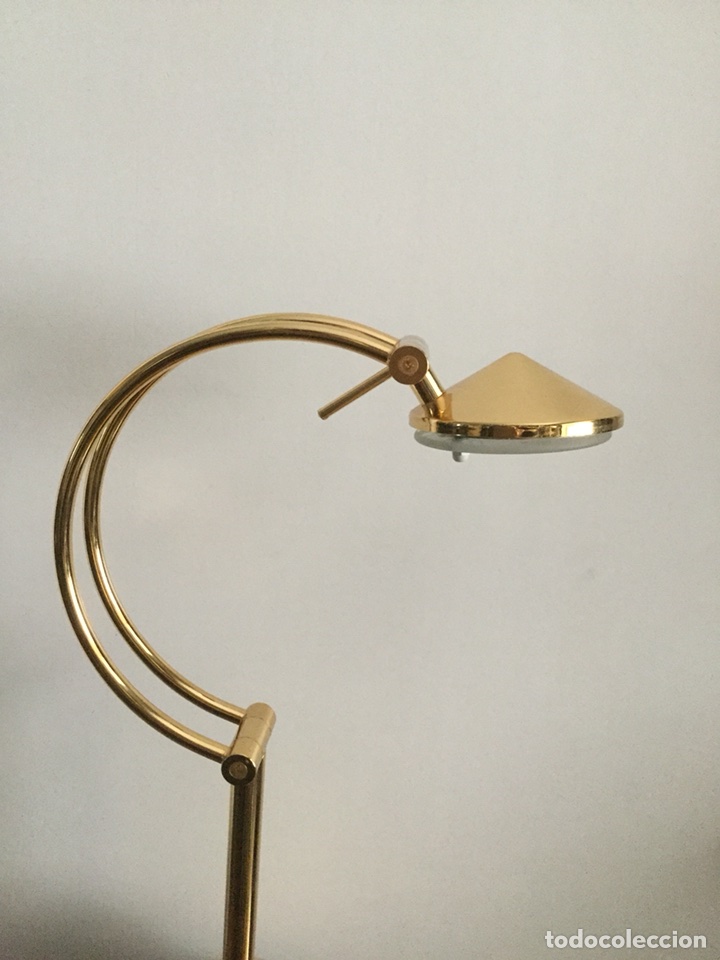 Vintage: LAMPARA SOBREMESA DORADA - Foto 3