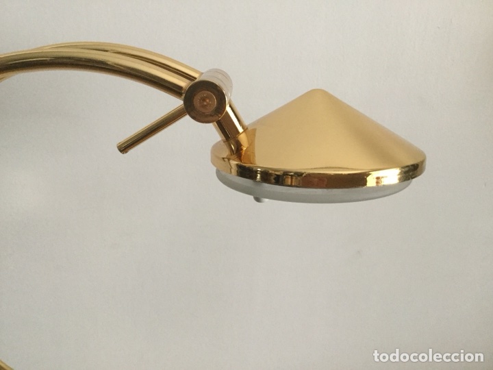 Vintage: LAMPARA SOBREMESA DORADA - Foto 4