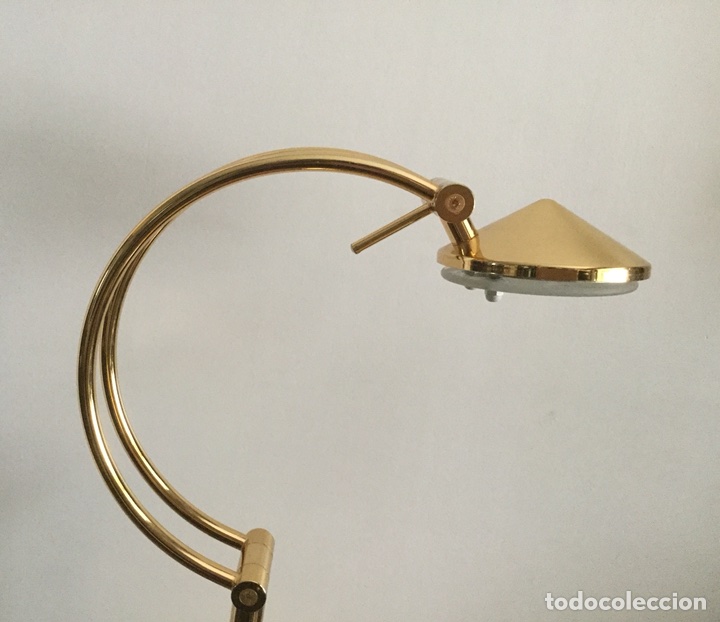 Vintage: LAMPARA SOBREMESA DORADA - Foto 5