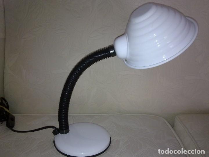 Vintage: FLEXO BLANCO DE METAL BLANCO - Foto 1