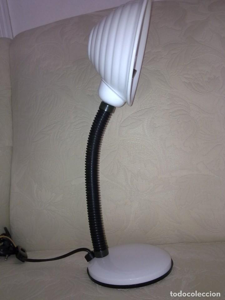 Vintage: FLEXO BLANCO DE METAL BLANCO - Foto 2
