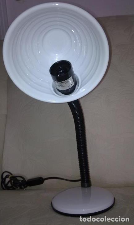 Vintage: FLEXO BLANCO DE METAL BLANCO - Foto 3