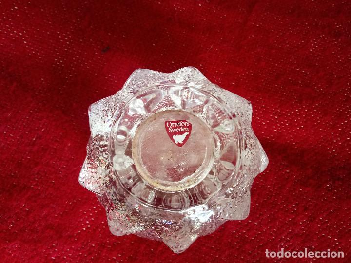 Vintage: CANDELERO ORREFORS CRISTAL SUECO - Foto 3