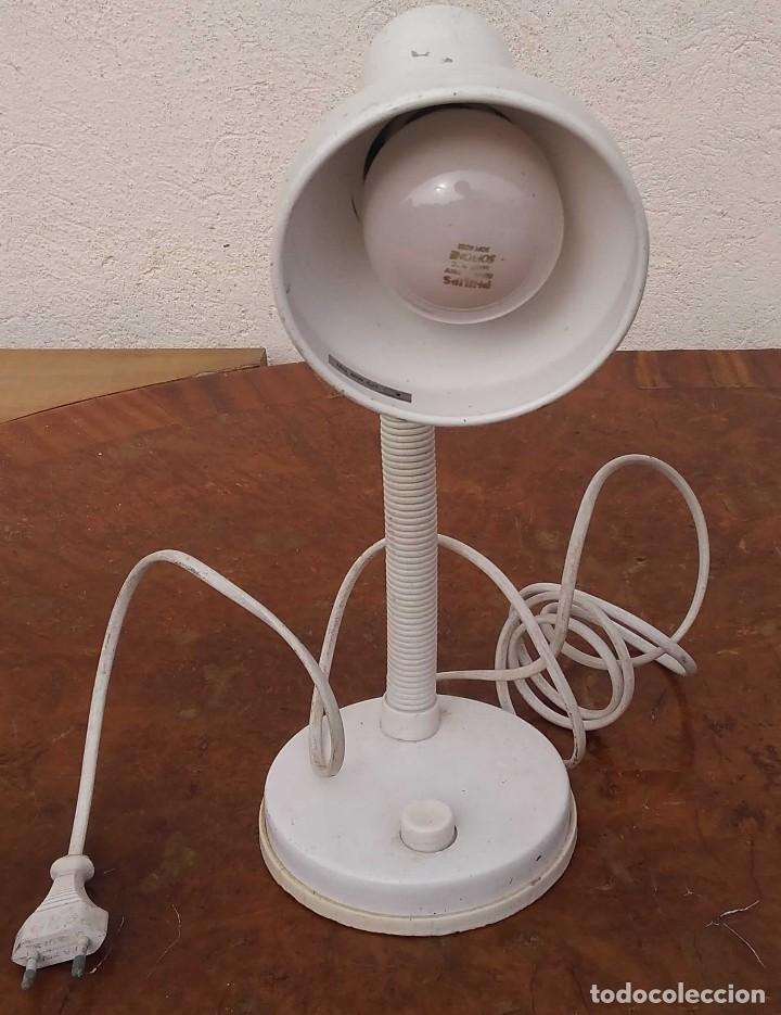 Vintage: Luminaria Vintage de Mesa, Blanca - Foto 1