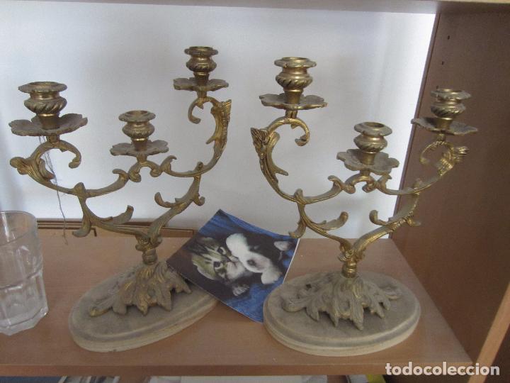 Vintage: 2 candelabros - Foto 1