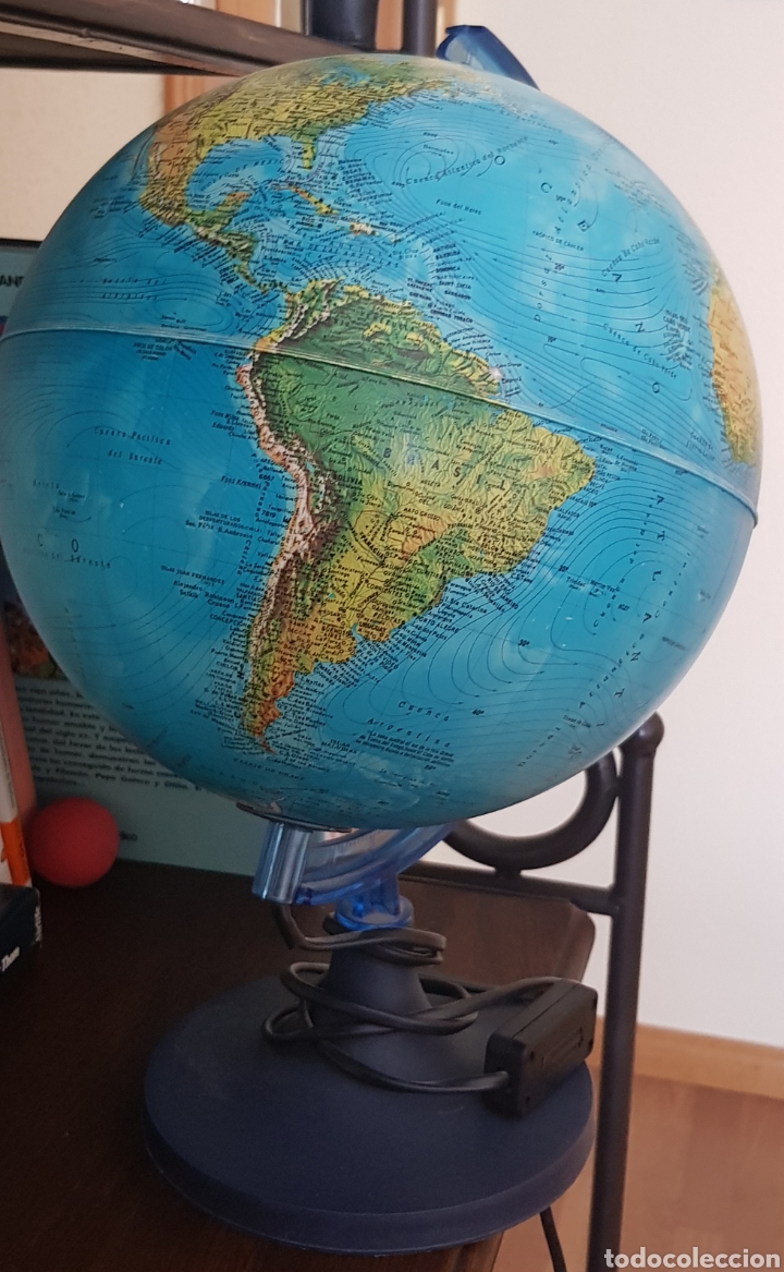 Vintage: Globo terr&aacute;queo con luz. - Foto 3