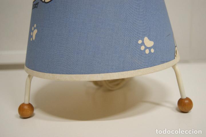 Vintage: L&aacute;mpara sobremesa infantil dalmatas disney - Foto 3