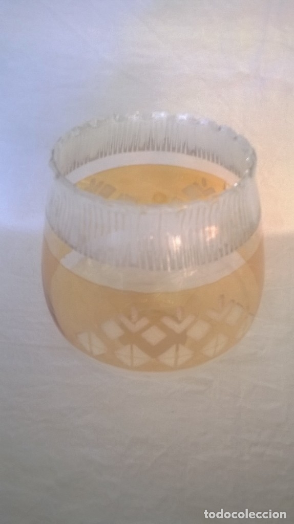 Vintage: TULIPA CRISTAL BLANCO Y TORNASOL - IRISADO - Foto 2
