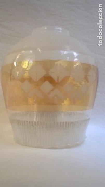 Vintage: TULIPA CRISTAL BLANCO Y TORNASOL - IRISADO - Foto 6