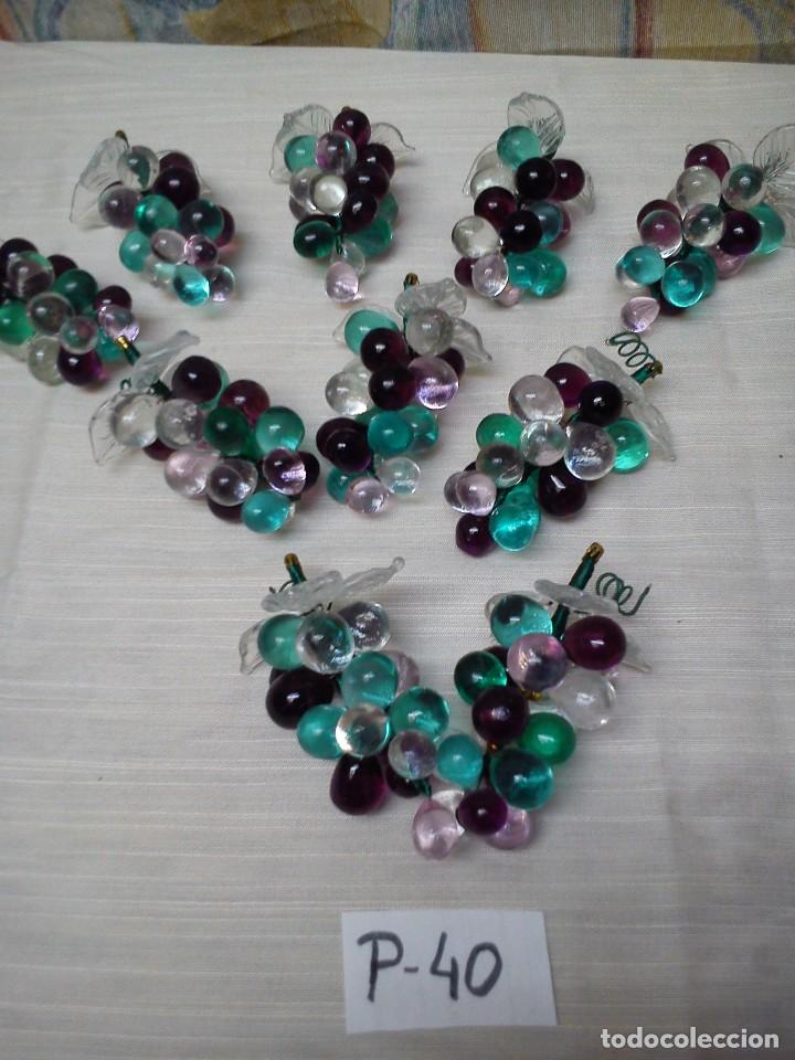 Vintage: Racimos de cristal multicolor. - Foto 1