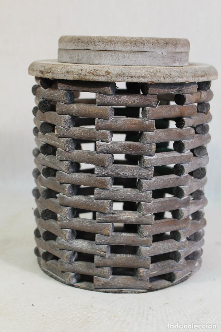 Vintage: farol de madera - Foto 3