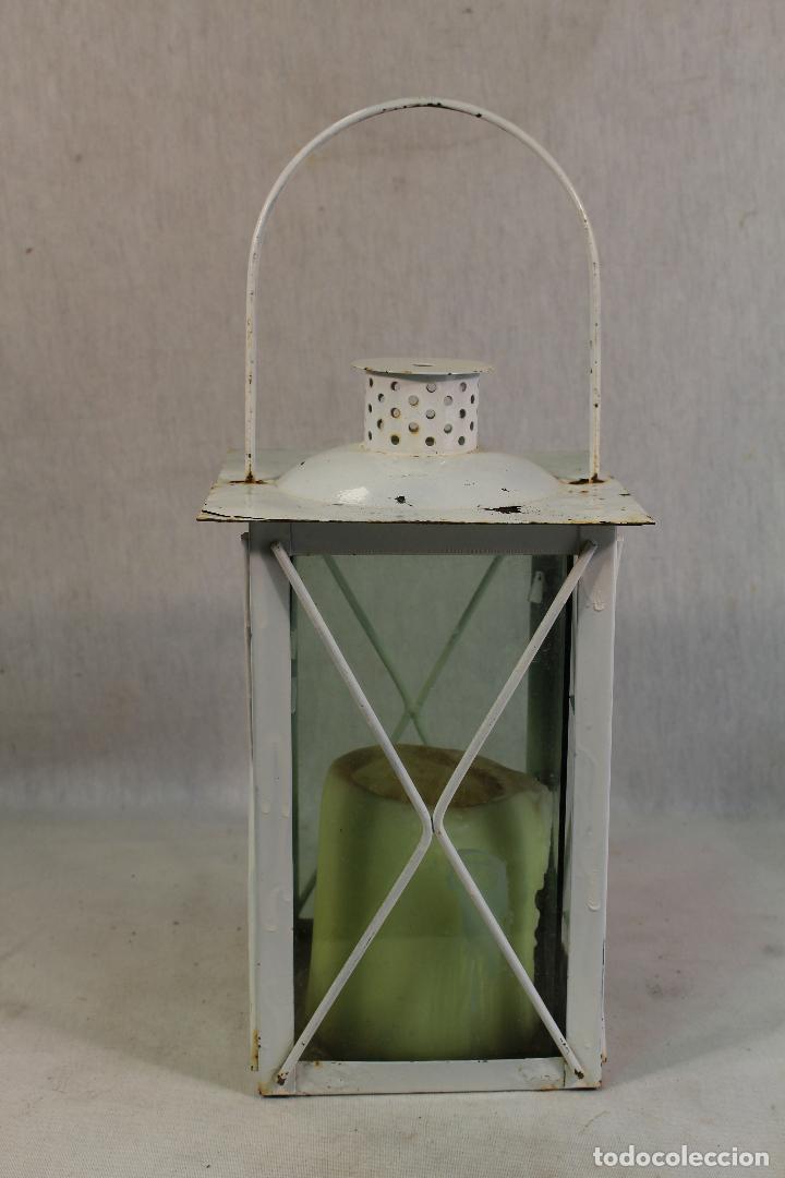 Vintage: farol en  metal - Foto 1