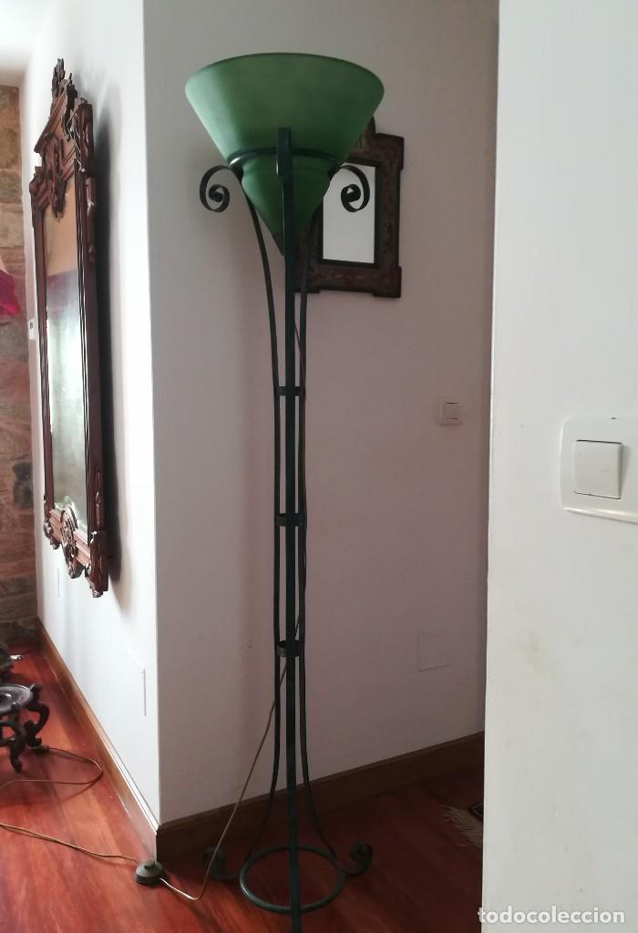 Vintage: L&aacute;mpara de pie. - Foto 6