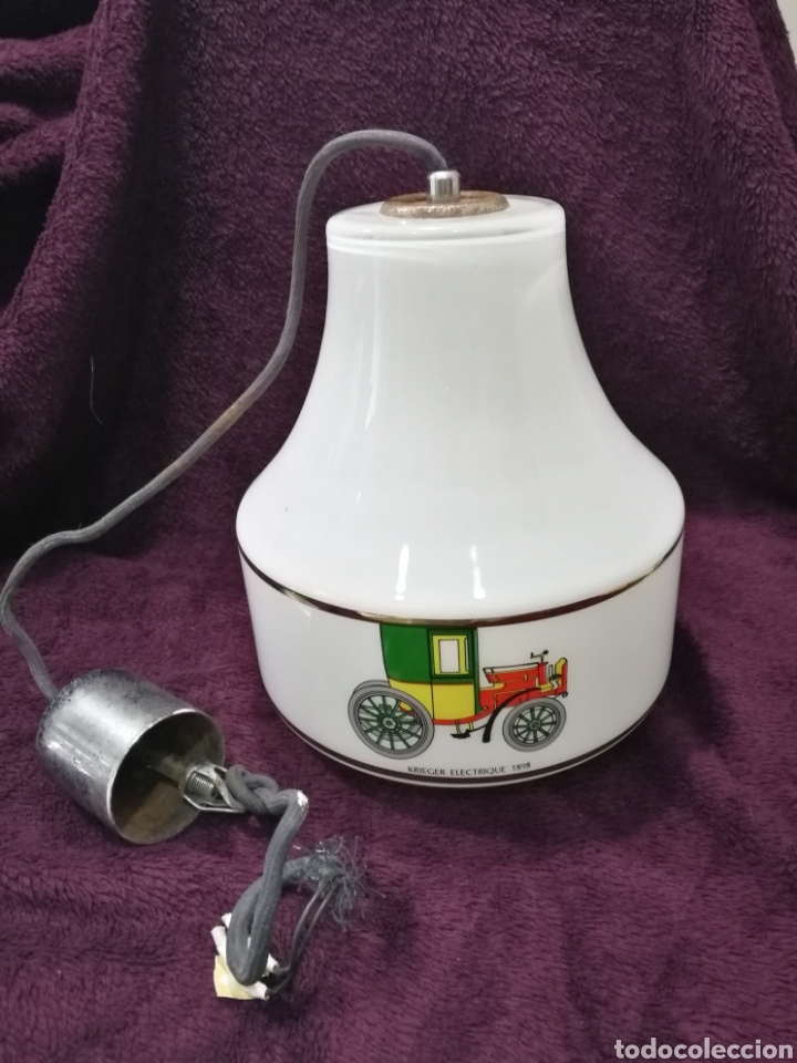 Vintage: Lampara vintage de cristal para techo - Foto 1