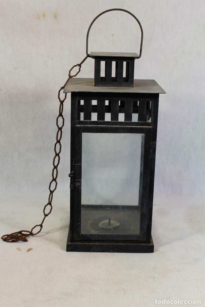 Vintage: farol en metal - Foto 1