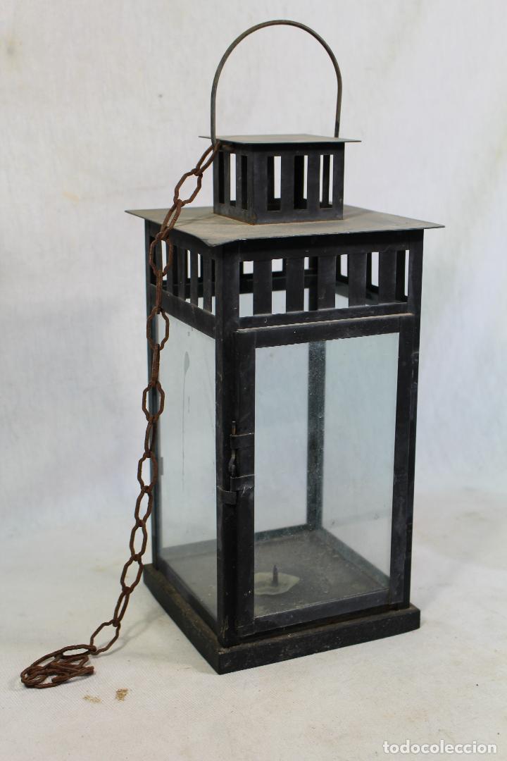 Vintage: farol en metal - Foto 2