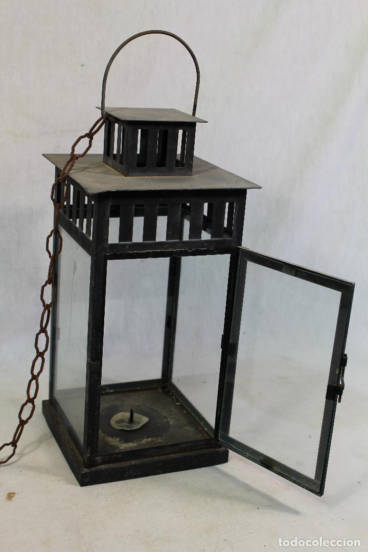 Vintage: farol en metal - Foto 3
