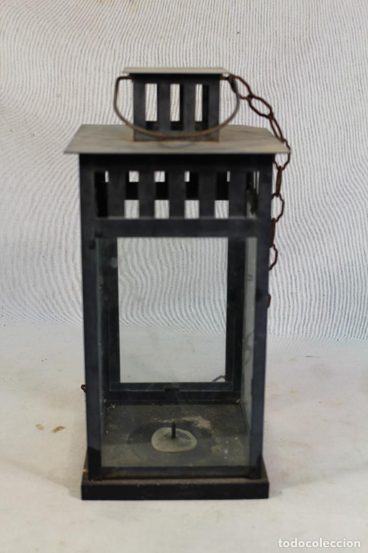 Vintage: farol en metal - Foto 4