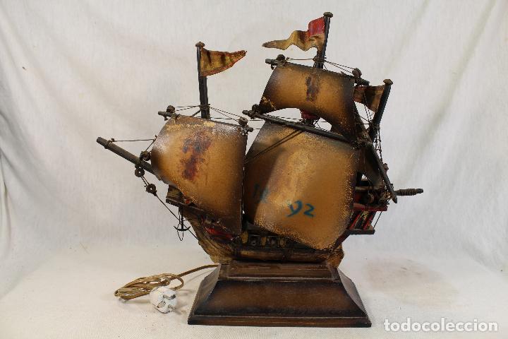 Vintage: lampara barco de sobremesa - Foto 1