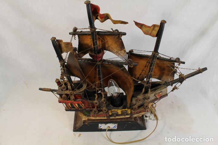 Vintage: lampara barco de sobremesa - Foto 4