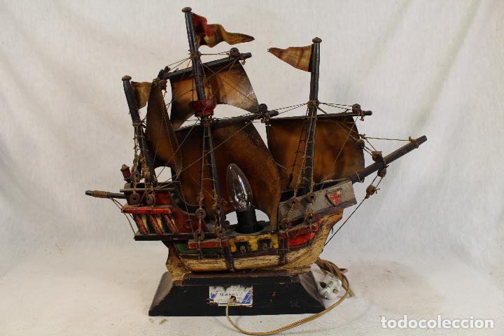 Vintage: lampara barco de sobremesa - Foto 6
