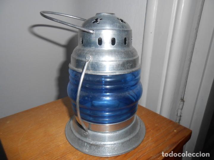 Vintage: Farol  para una vela - Foto 2