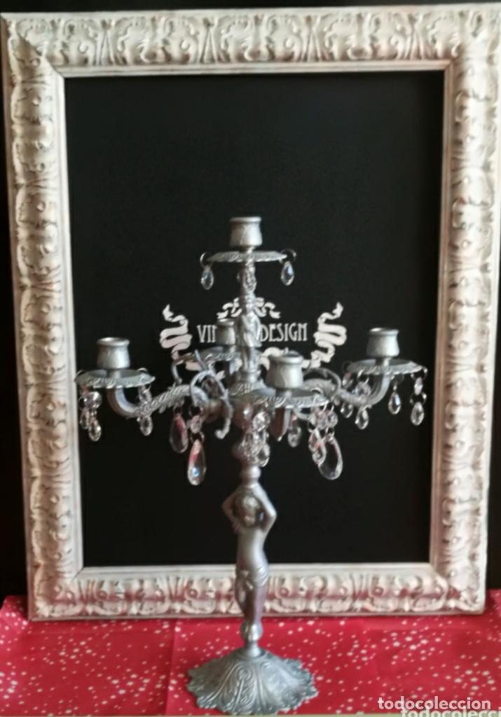 Vintage: Candelabro Bronce - Foto 2