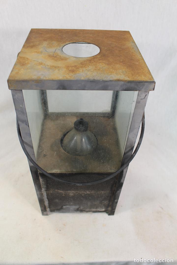 Vintage: farol en metal - Foto 2
