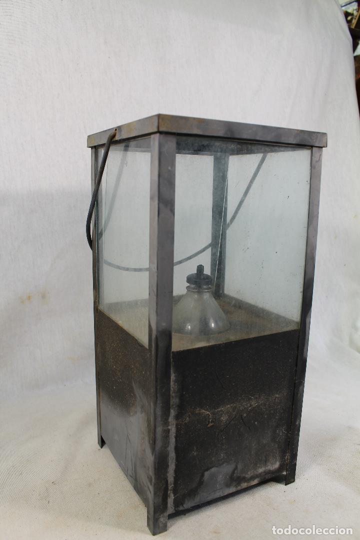 Vintage: farol en metal - Foto 3