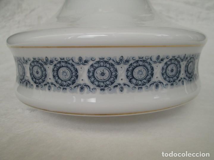 Vintage: L&aacute;mpara con cenefa azul - Foto 2
