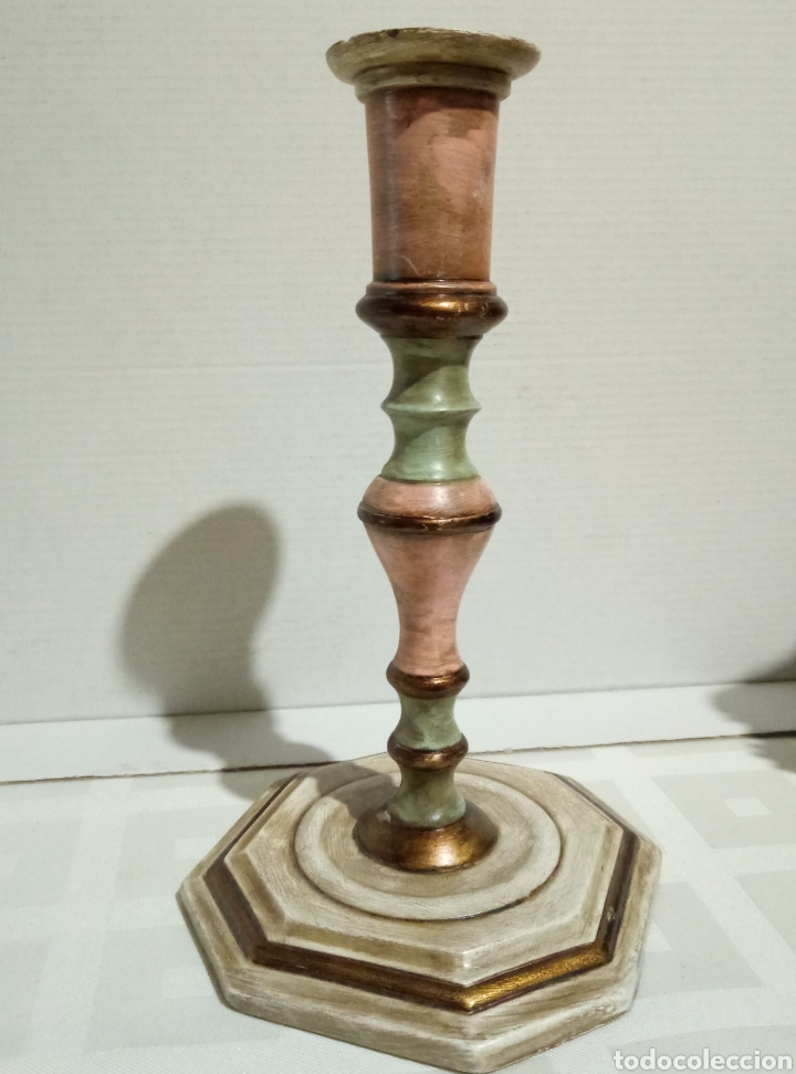 Vintage: Candelabro policromado - Foto 1