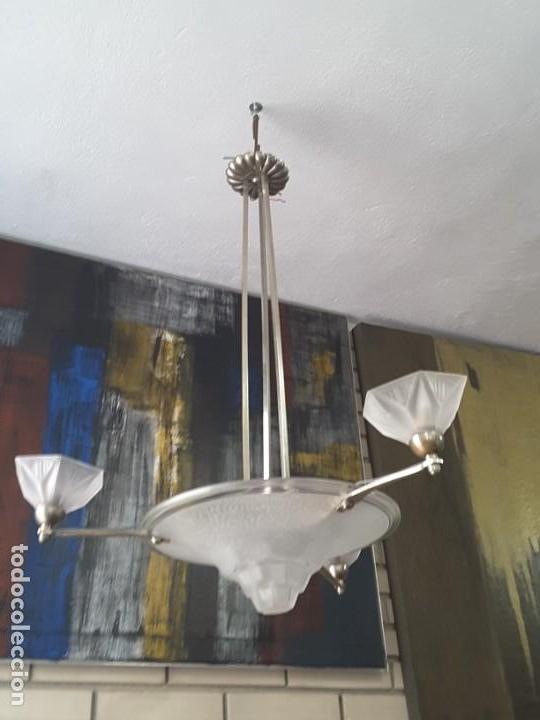 Vintage: L&aacute;mpara art nouveau - Foto 1