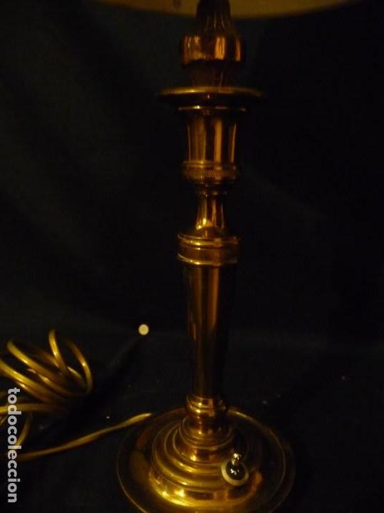 Vintage: L&Aacute;MPARA CANDELABRO FRANC&Eacute;S EN BRONCE - Foto 2