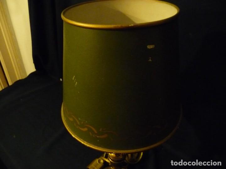 Vintage: L&Aacute;MPARA CANDELABRO FRANC&Eacute;S EN BRONCE - Foto 3
